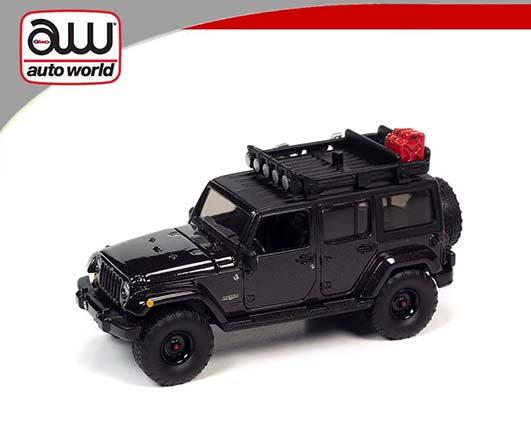 Auto World 2017 Jeep Wrangler Sahara Unlimited Super Granite 1:64