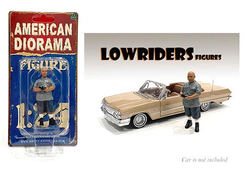 American Diorama Lowriders Figure Grey 1:24