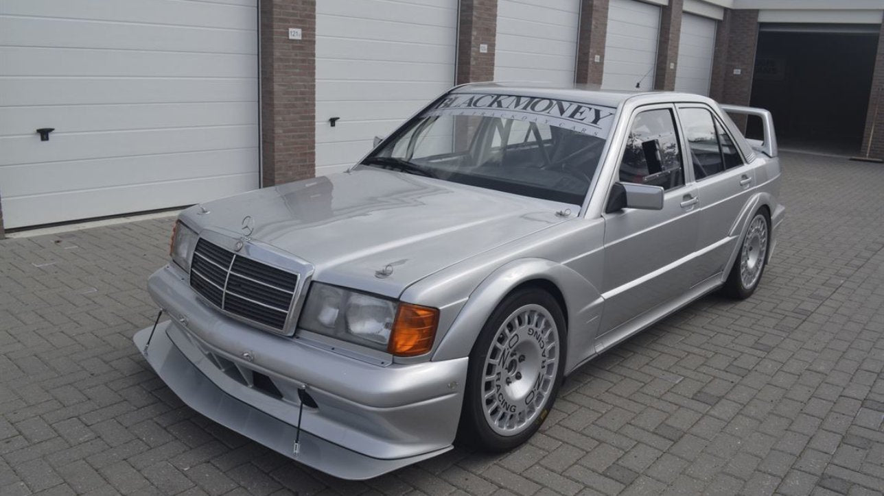 Mini GT Mijo Exclusive 170 Mercedes Benz 190E Evolution II Silver 1:64