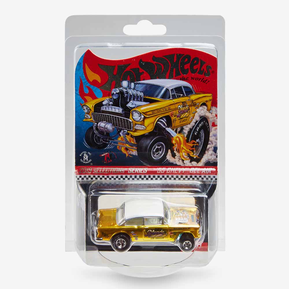 Hot Wheels RLC 55 Chevy Bel Air Gasser Blonde 1:64