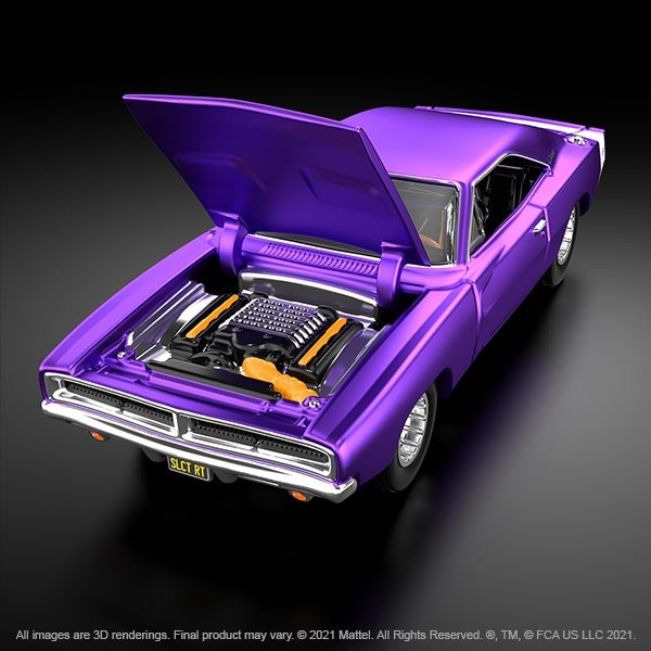 Hot Wheels RLC 2021 Selections 1969 Dodge Charger R/T Spectaflame Purple 1:64