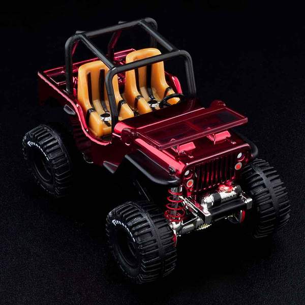 Hot Wheels RLC 2021 1944 Jeep Willys MB Red 1:64