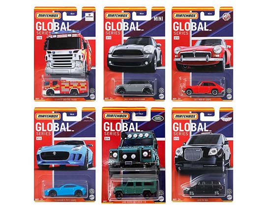 Matchbox Global Series 2021 Case A 10Pcs 1:64