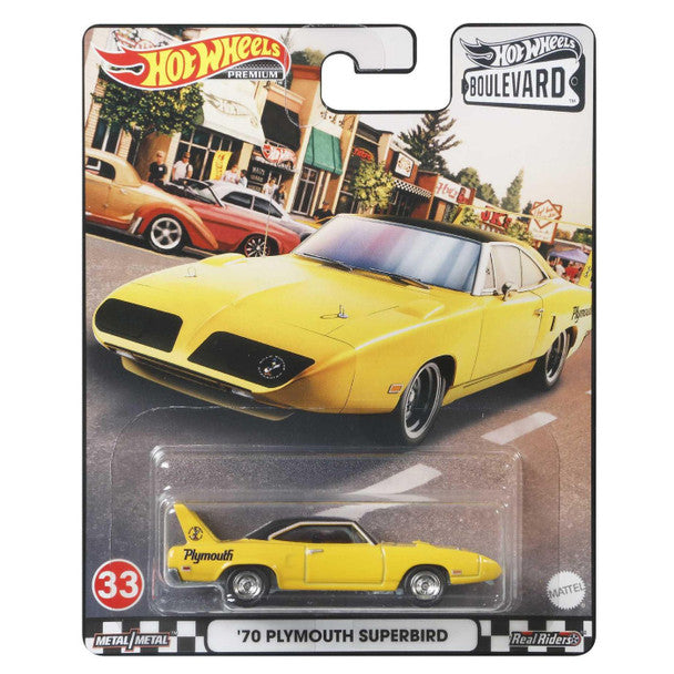 NEW LOOSE BAD CARD & BUBBLE Hot Wheels Boulevard 70 Plymouth Superbird 1:64