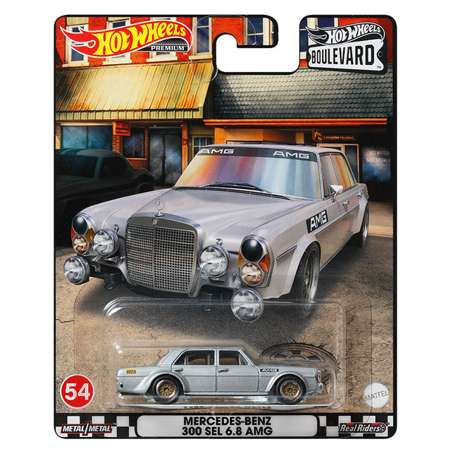 Hot Wheels Boulevard Mercedes Benz 300 SEL 6.8 AMG Silver 1:64