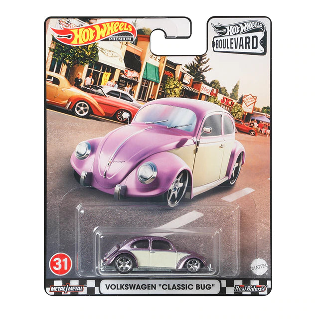 Hot Wheels Boulevard Volkswagen Classic Bug Purple 1:64 – DIECAST