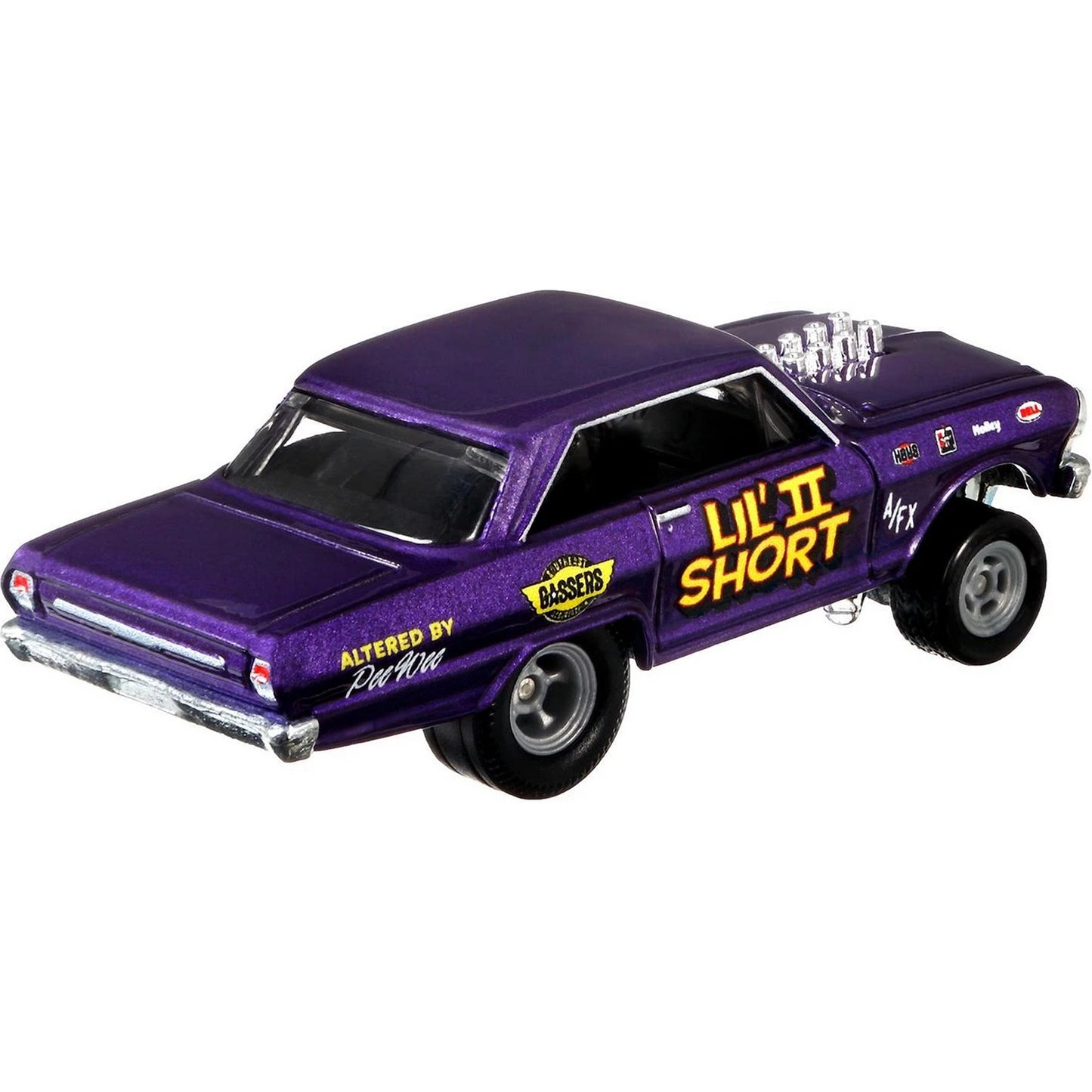 Hot Wheels Boulevard 63 Chevy Nova Lil II Short Purple 1:64