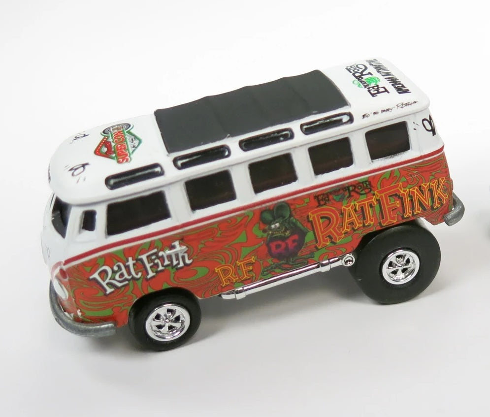 Johnny Lightning Zingers! 2022 Supercon Las Vegas Rat Fink 1965 Volkswagen Samba Bus 1:64