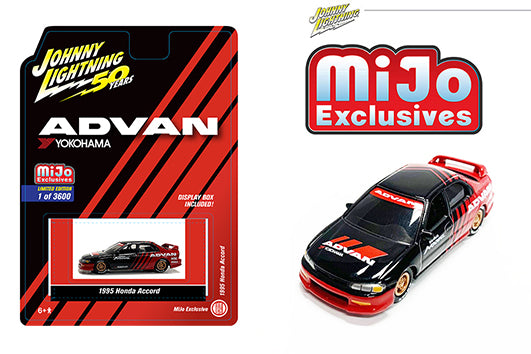 Johnny Lightning Mijo Exclusives Advan Yokohama 1995 Honda Accord 1:64