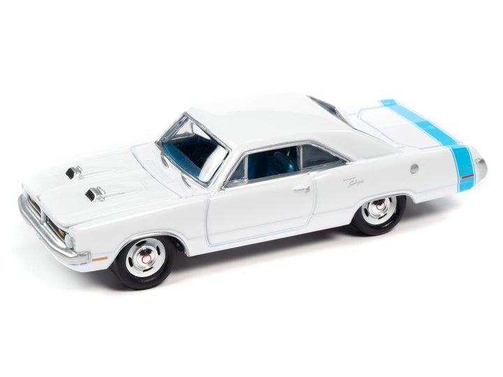 Johnny Lightning 1970 Dodge Dart Swinger 340 White 1:64