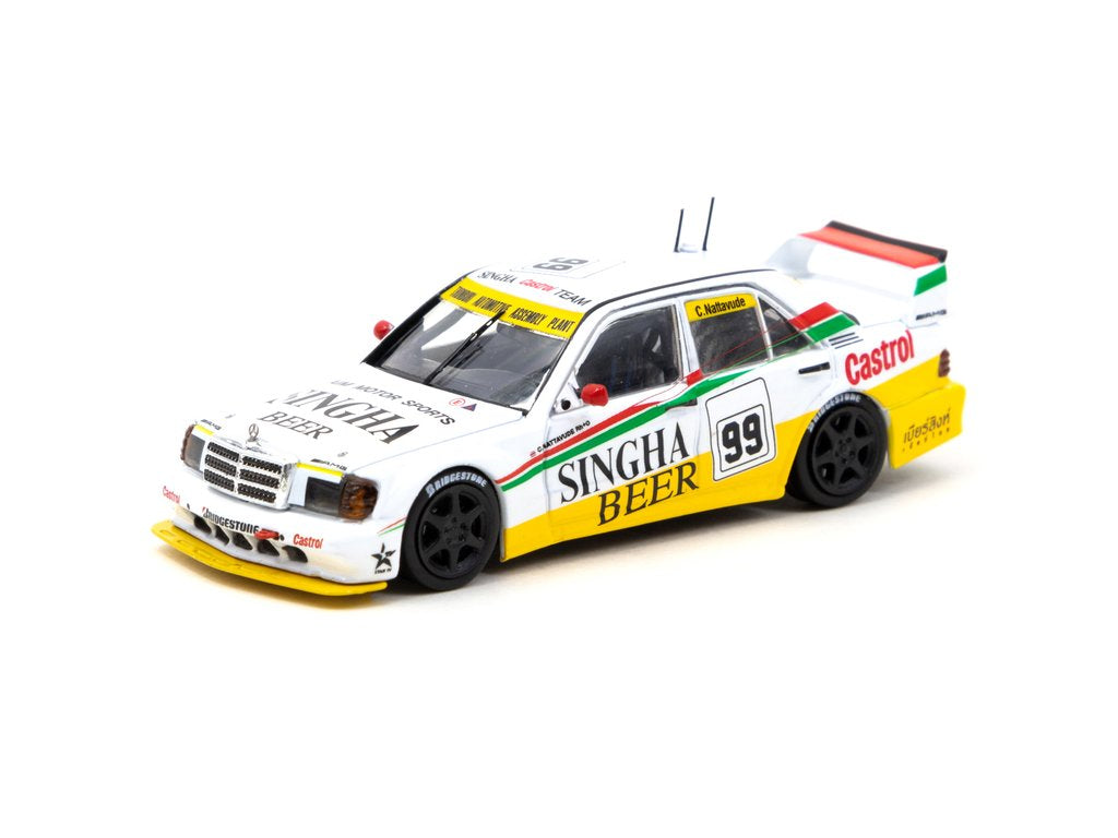 Tarmac Works Hobby64 Mercedes Benz 190 E 2.5-16 Evo II Southeast Asia Touring Car Championship 1995 1:64