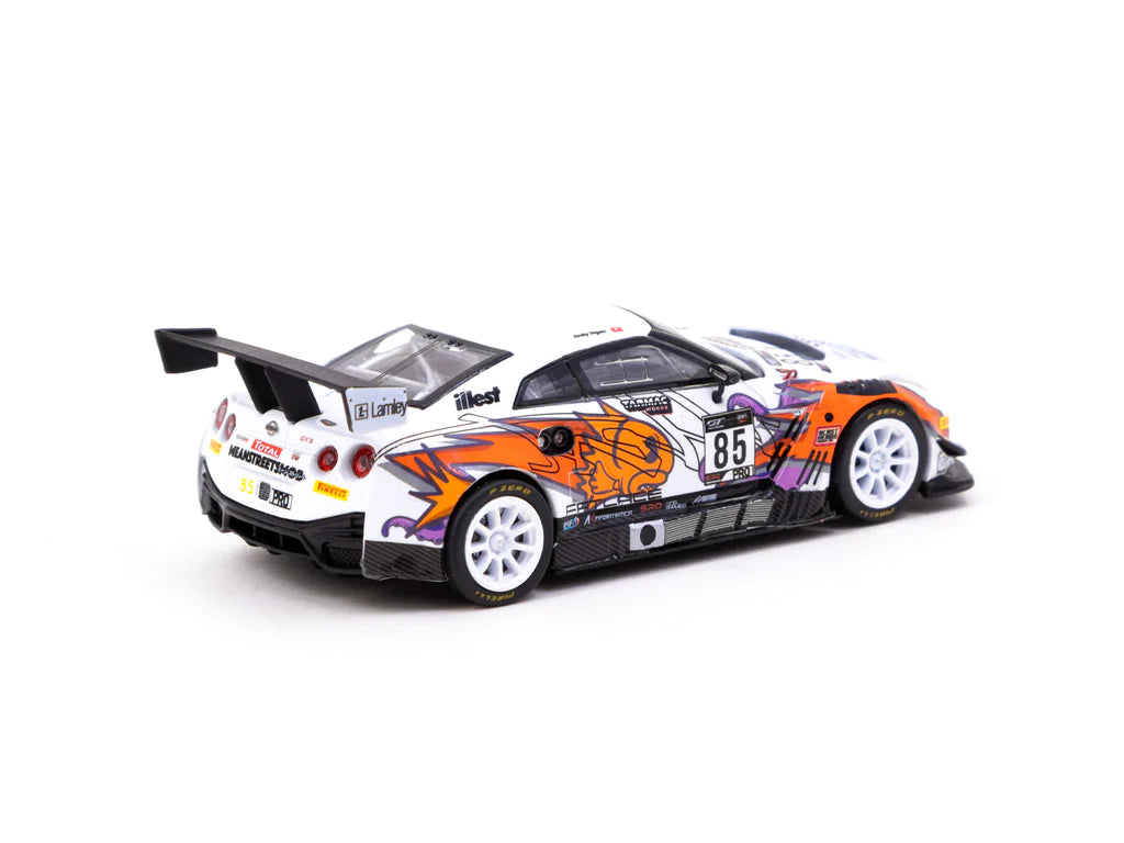 Tarmac Works Illest Nissan GTR Nismo GT3 GT World Challenge Asia Esports Championship 2020 White 1:64