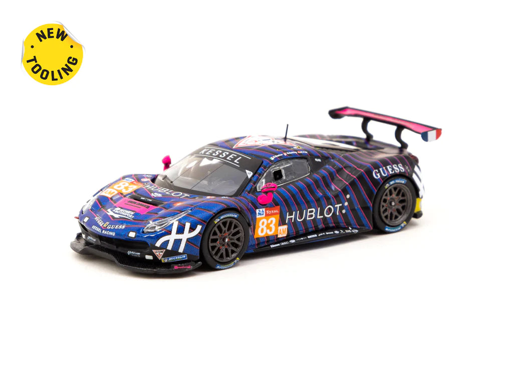Tarmac Ixo Ferrari 488 GTE 24h of Le Mans 2019 Hublot Blue 1:64