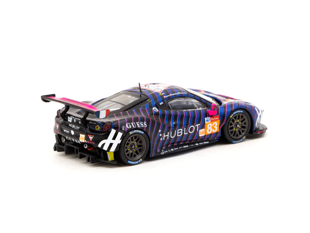 Tarmac Ixo Ferrari 488 GTE 24h of Le Mans 2019 Hublot Blue 1:64