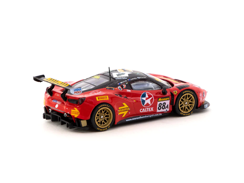 Tarmac Ixo Ferrari 488 GT3 Bathurst 12h 2017 Caltex Red 1:64