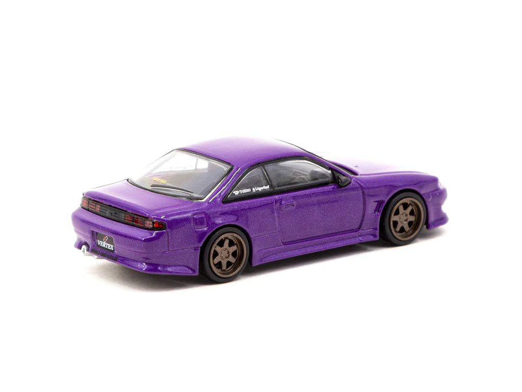 Tarmac Works Vertex Nissan Silvia S14 Purple 1:64