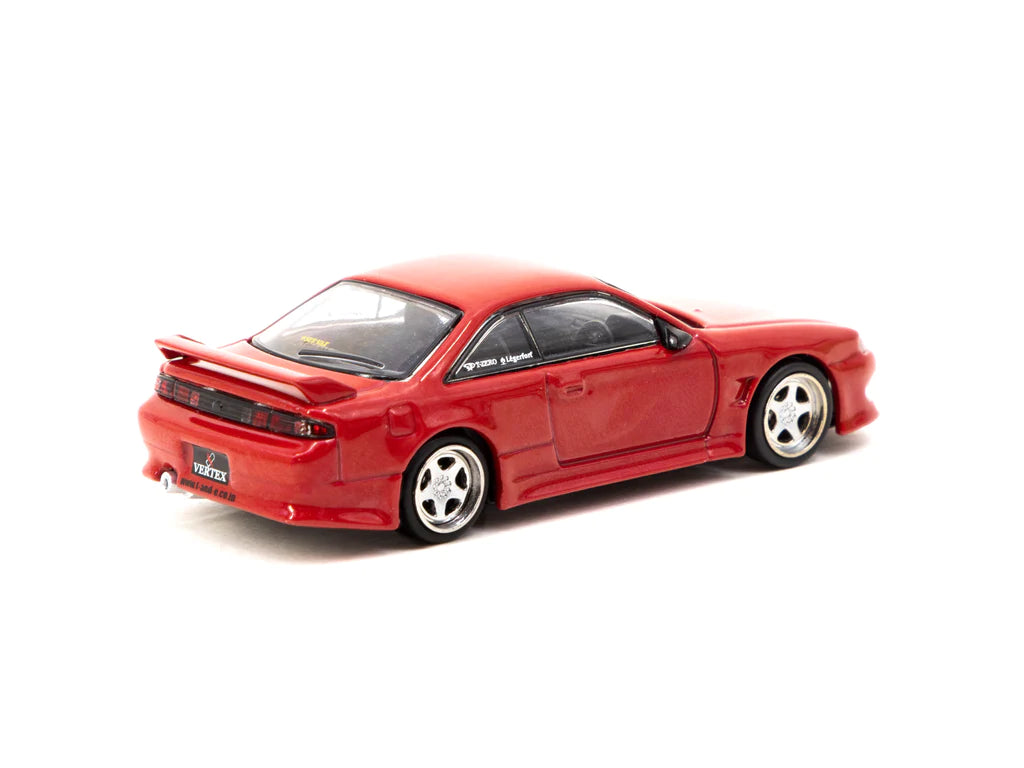 Tarmac Works Vertex Nissan Silvia S14 Red 1:64
