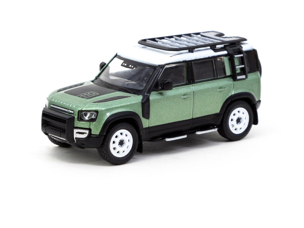 Tarmac Works Collab64 Land Rover Defender 110 Green 1:64