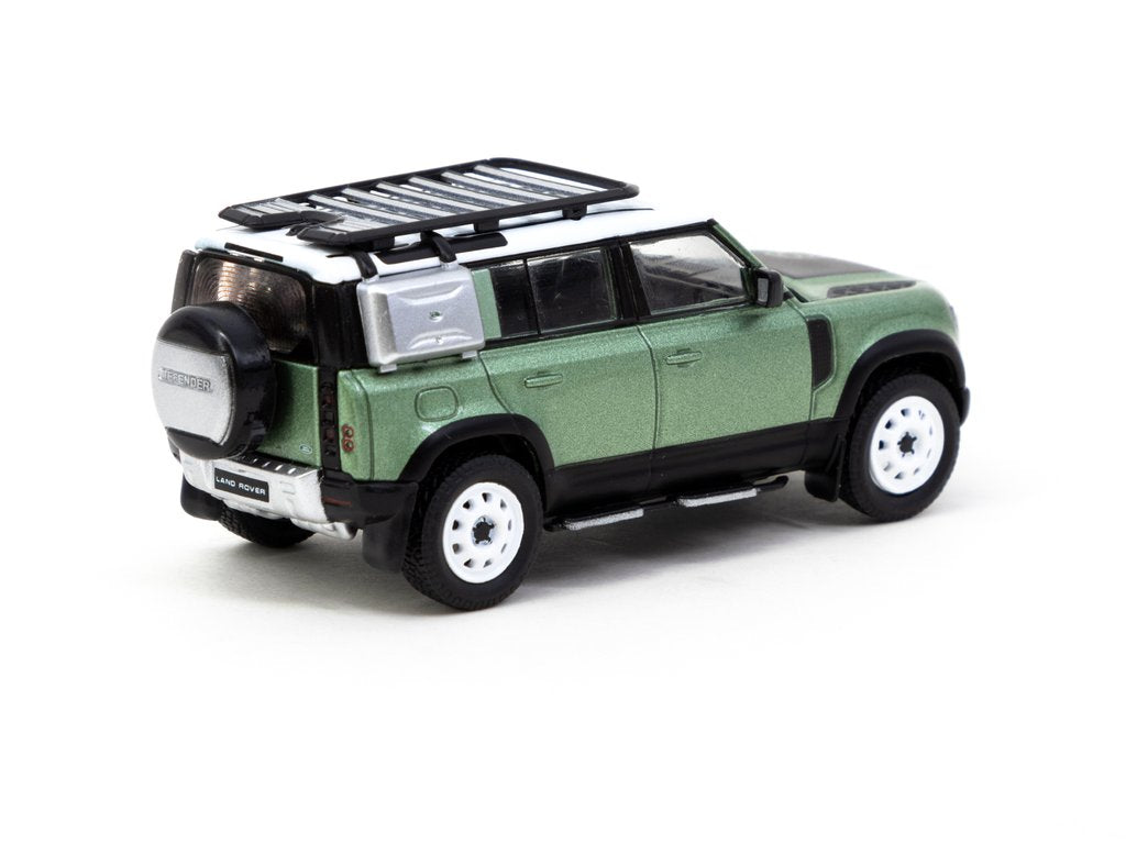 Tarmac Works Collab64 Land Rover Defender 110 Green 1:64