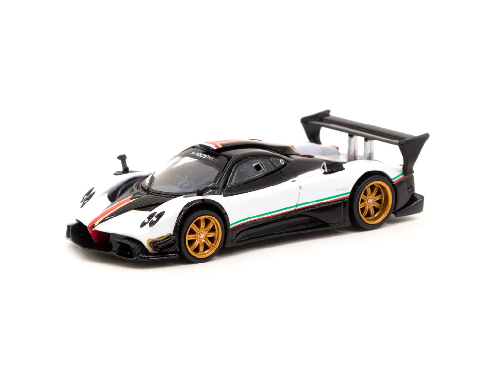 Tarmac Works Pagani Zonda R Bianco Benny White 1:64