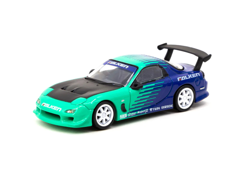 Tarmac Mazda Falken RX-7 (FD3S) Blue 1:64