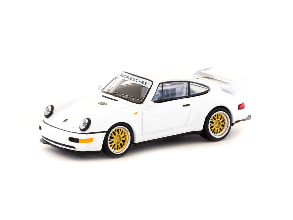 Schuco Tarmac Works Porsche 911 RSR 3.8 White 1:64