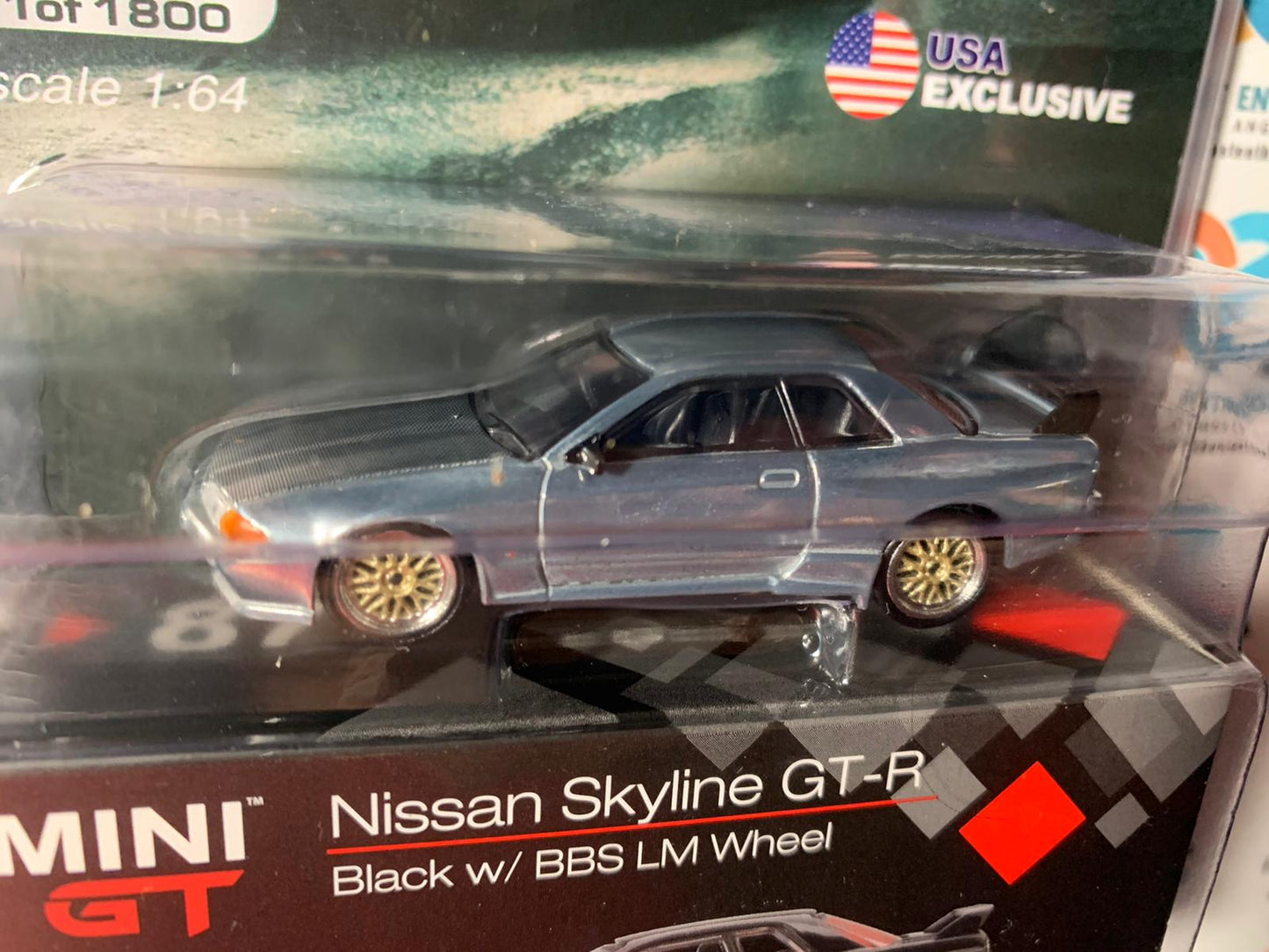 CHASE RAW Mini GT Mijo Exclusive Nissan Skyline GTR BBS Wheels 1:64