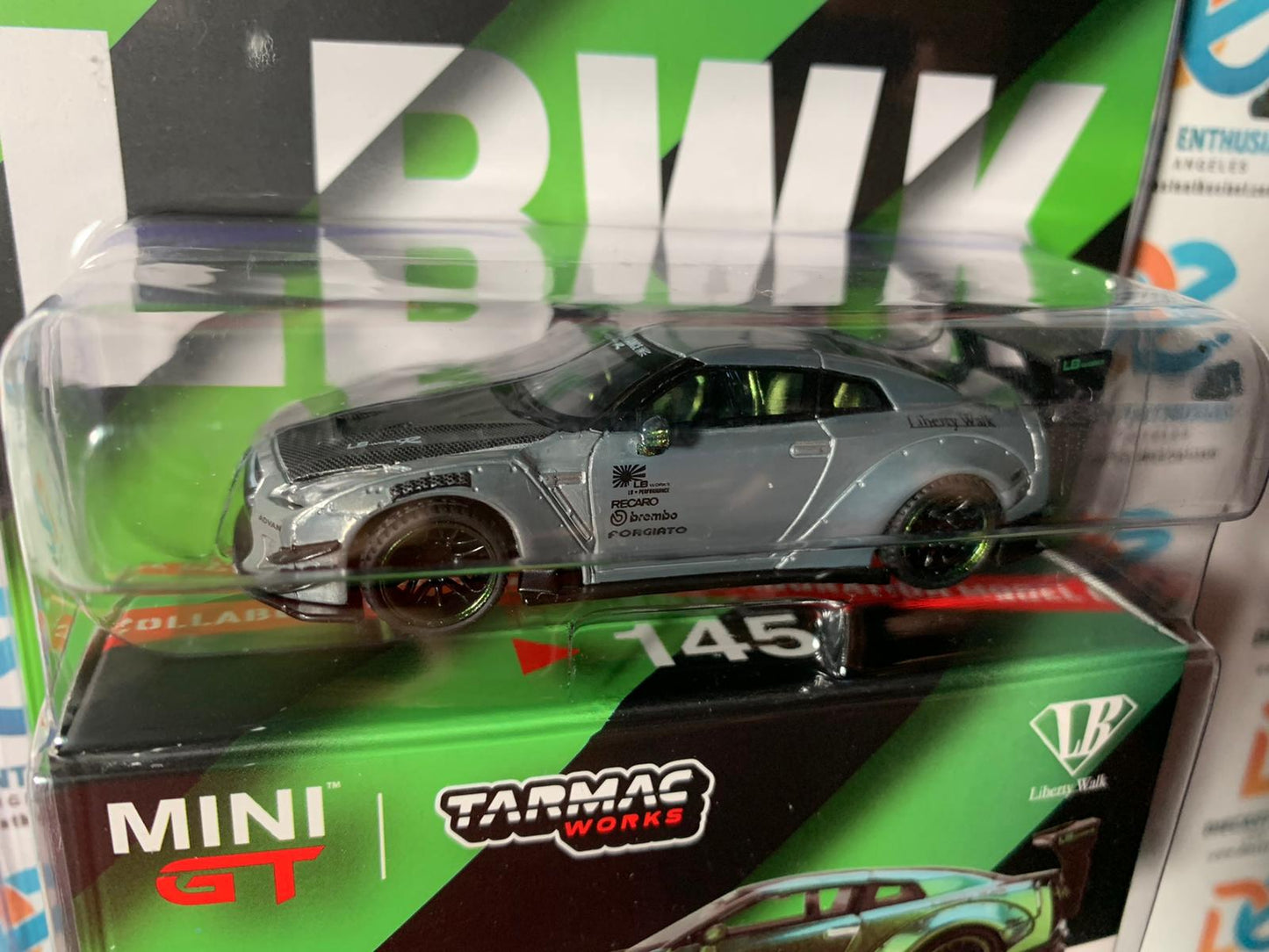CHASE RAW Mini GT Tarmac LB Works Nissan GTR Magic Green 1:64