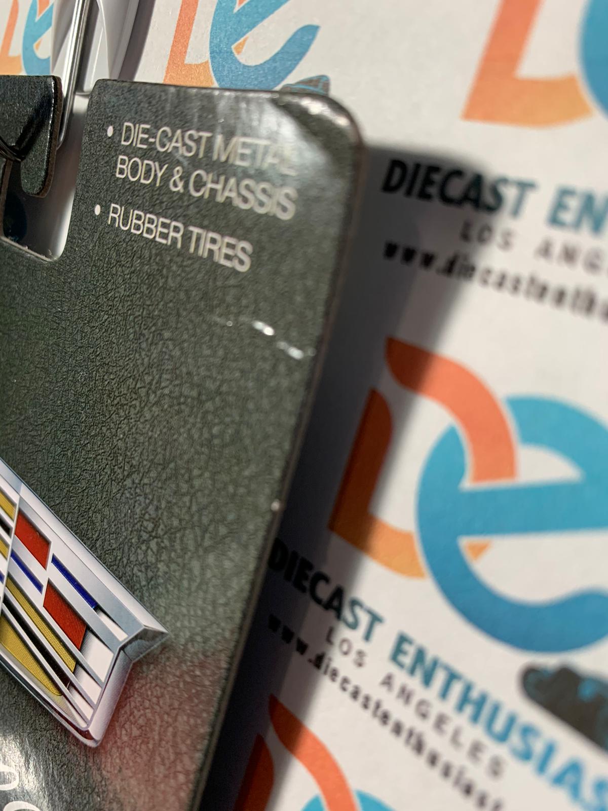 DENT CARD CHASE WHITE LIGHTNING Johnny Lightning 1959 Cadillac Hearse Grey 1:64