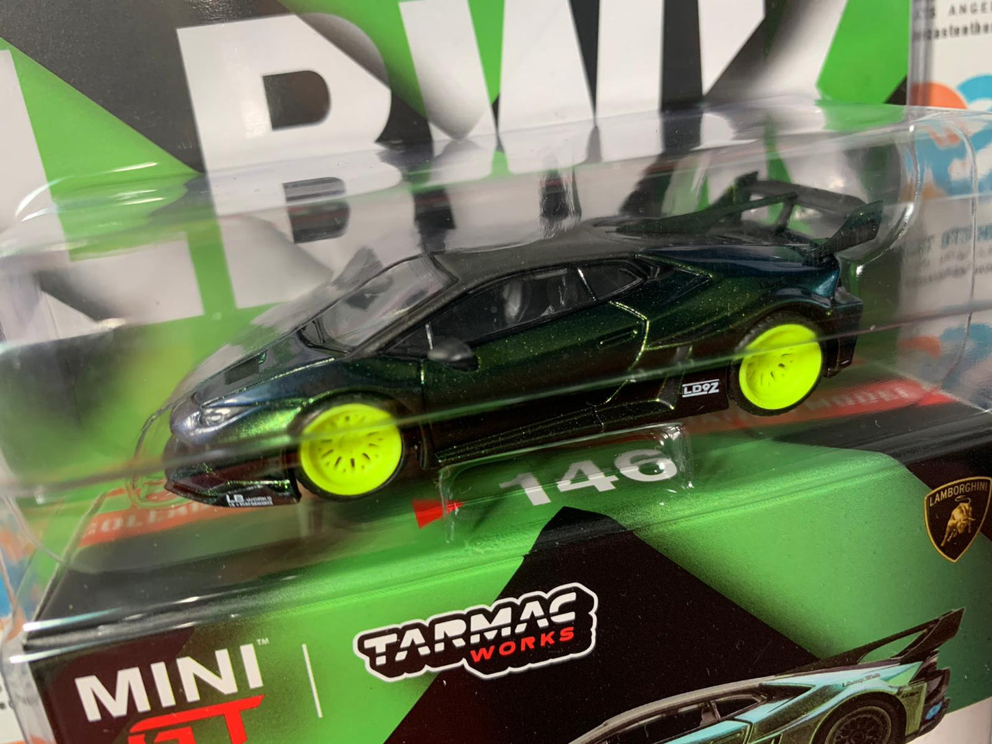 CHASE Mini GT Tarmac LB Works Lamborghini Huracan GT Magic Green 1:64