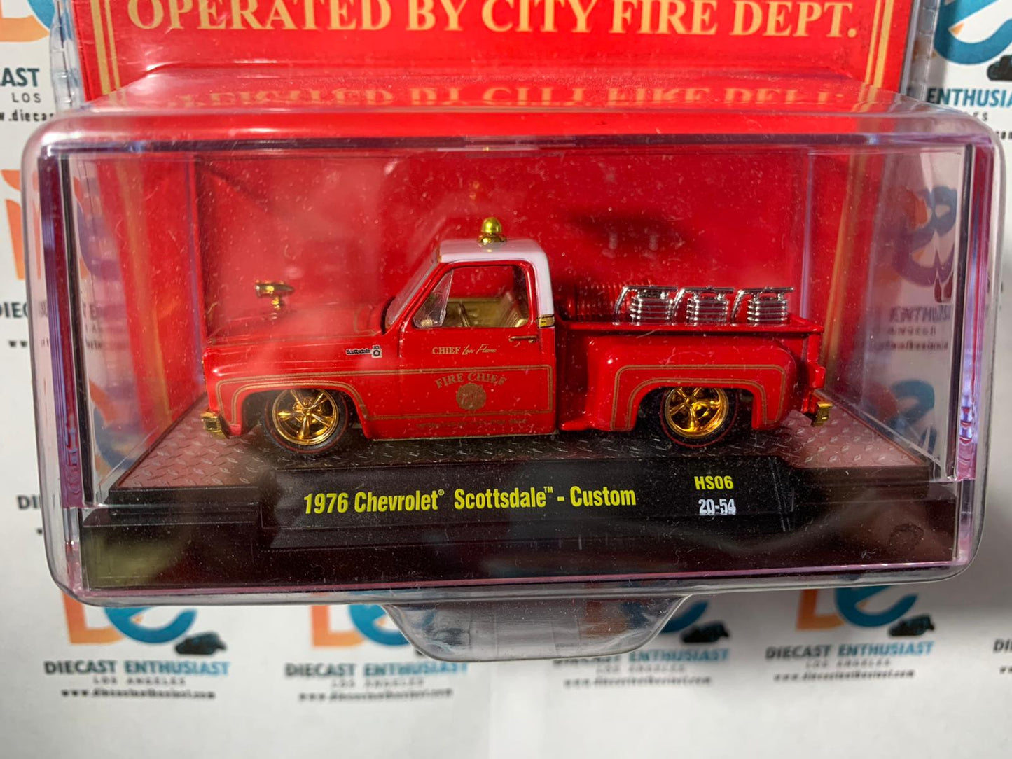 CHASE M2 Machines City Fire Dept 1976 Chevrolet Scottsdale 1/64