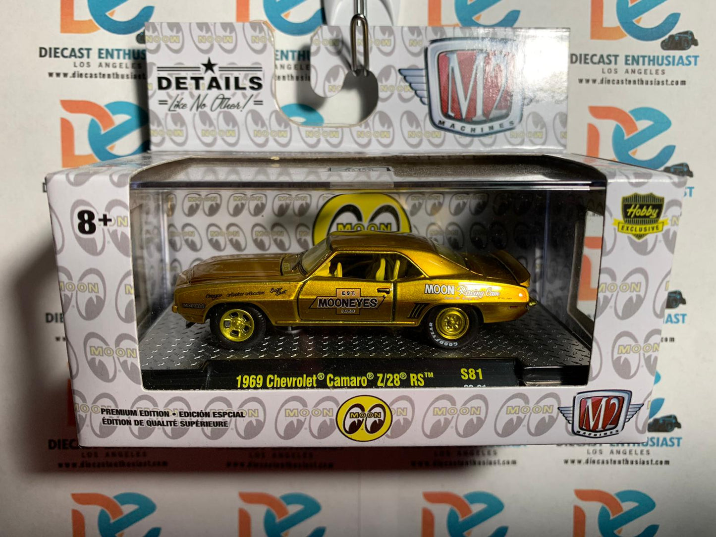 CHASE M2 Machines Mooneyes 1969 Chevrolet Camaro Z/28 RS 1/64