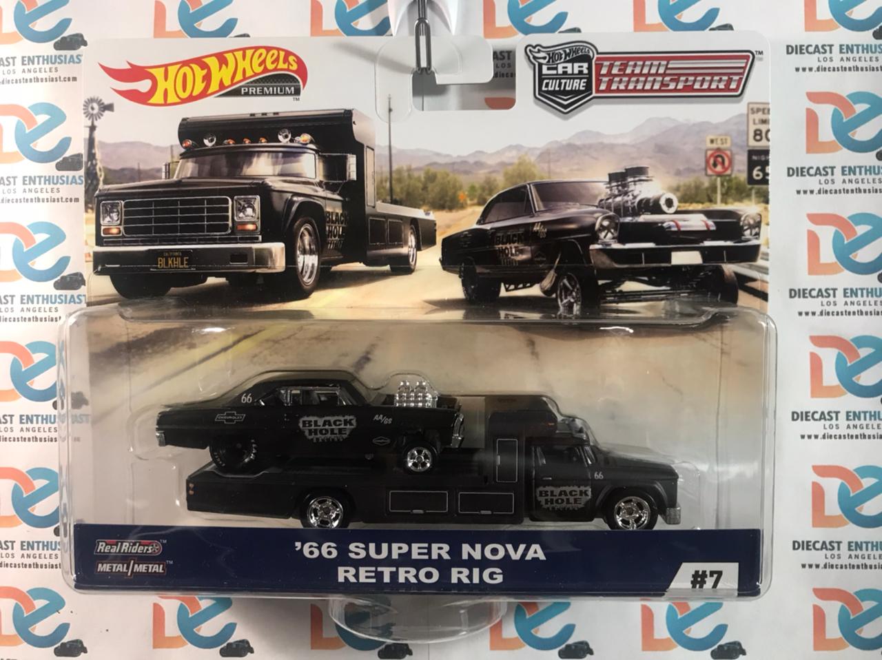 Hot Wheels Team Transport 66 Super Nova Retro Rig Gasser Mooneyes 1:64