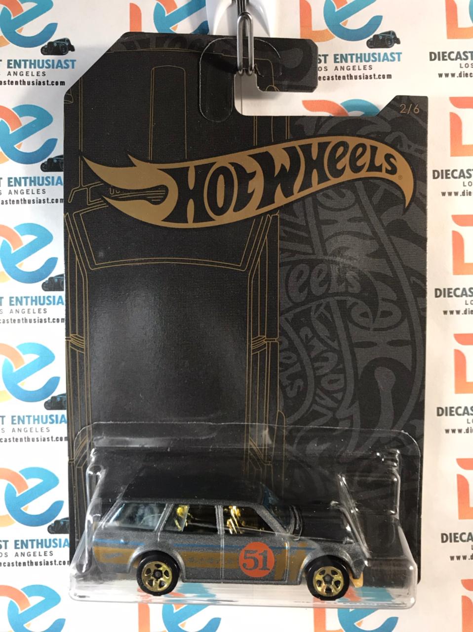 Hot Wheels Satin & Chrome 71 Datsun 510 Wagon 1:64