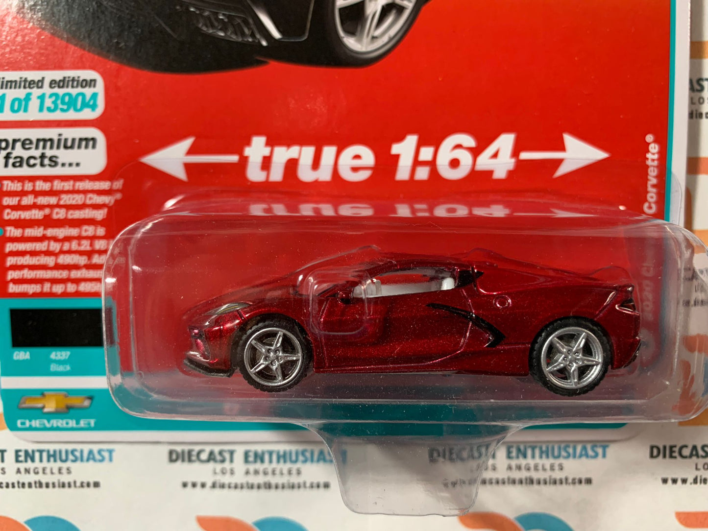 CHASE Auto World 2020 Chevy Corvette C8 1:64