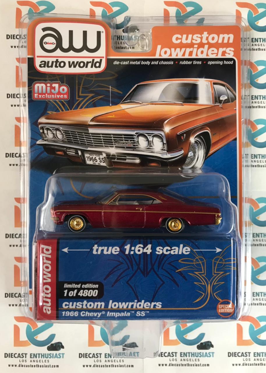 CHASE ULTRA RED Auto World Mijo Exclusive Custom Lowriders Series Complete Set of 14Pcs 1:64
