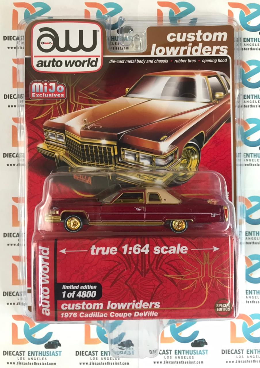 CHASE ULTRA RED Auto World Mijo Exclusive Custom Lowriders Series Complete Set of 14Pcs 1:64