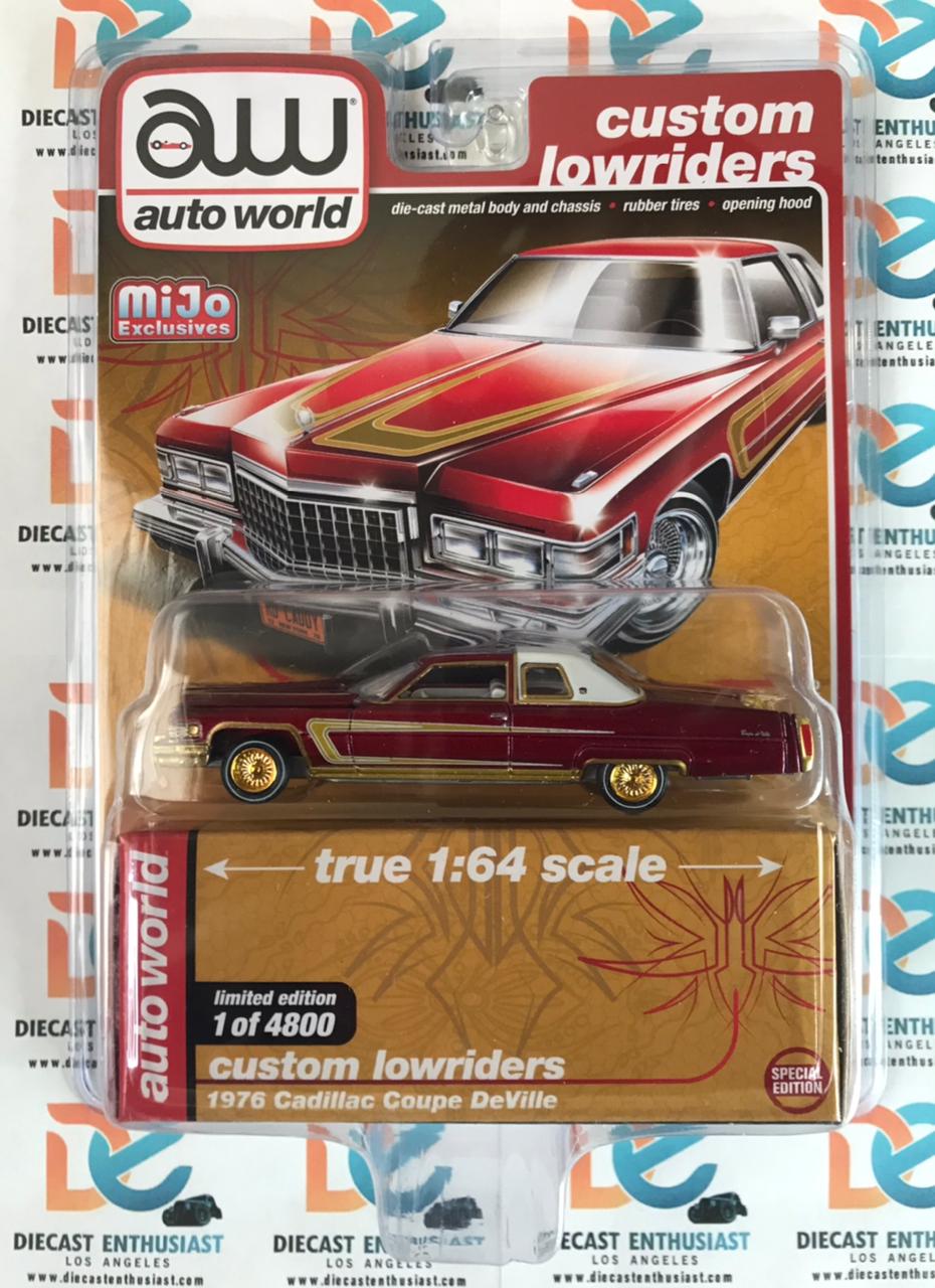 CHASE ULTRA RED Auto World Mijo Exclusive Custom Lowriders Series Complete Set of 14Pcs 1:64