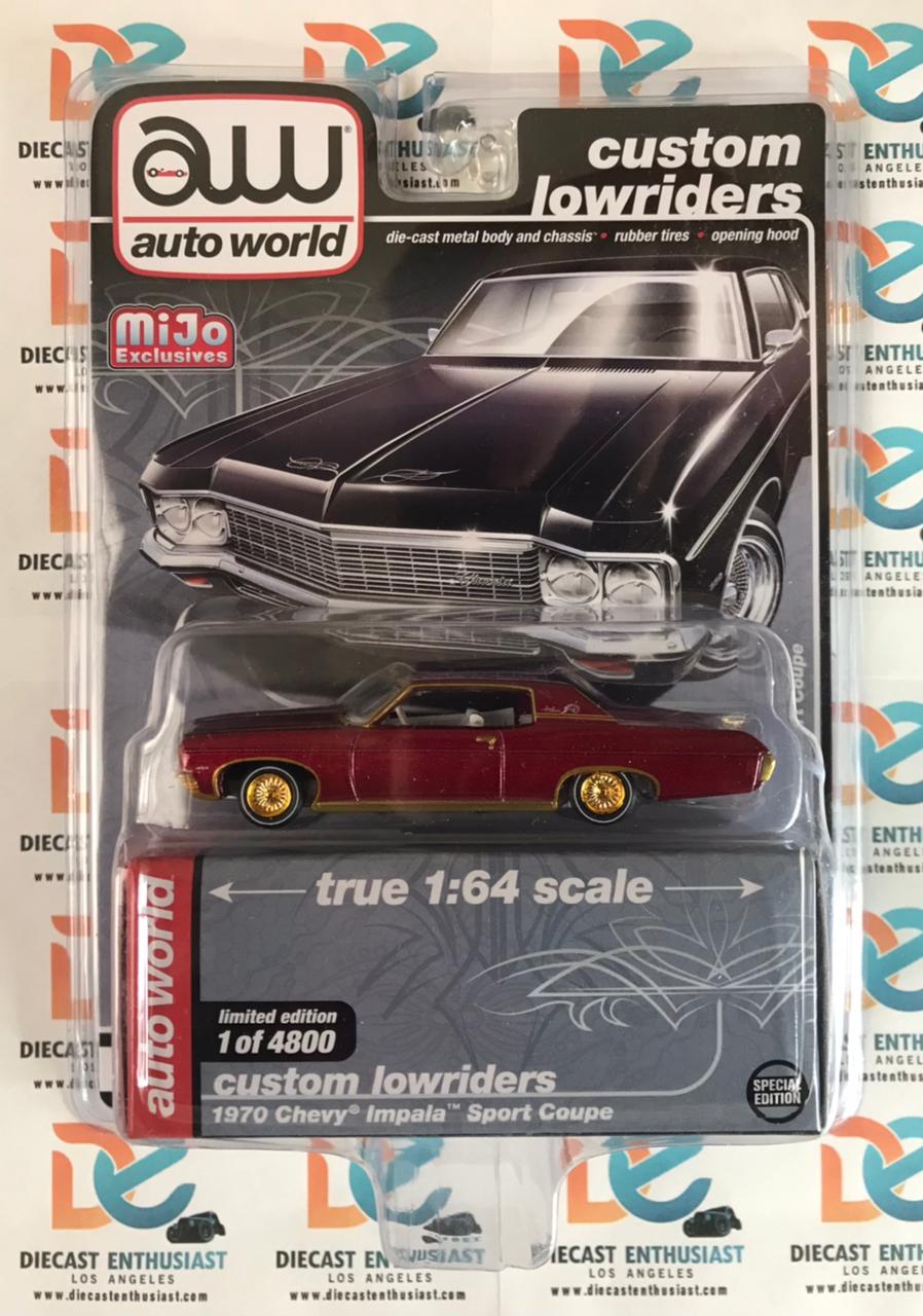 CHASE ULTRA RED Auto World Mijo Exclusive Custom Lowriders Series Complete Set of 14Pcs 1:64