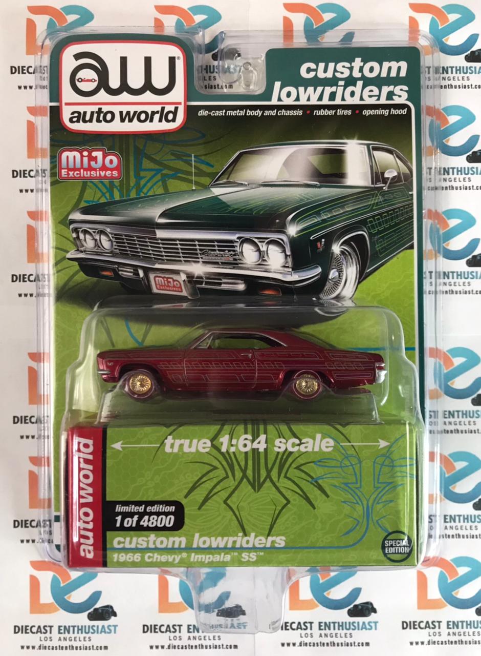 CHASE ULTRA RED Auto World Mijo Exclusive Custom Lowriders Series Complete Set of 14Pcs 1:64