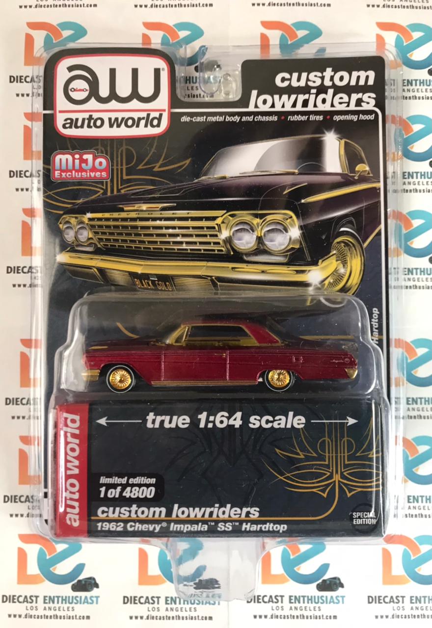 CHASE ULTRA RED Auto World Mijo Exclusive Custom Lowriders Series Complete Set of 14Pcs 1:64