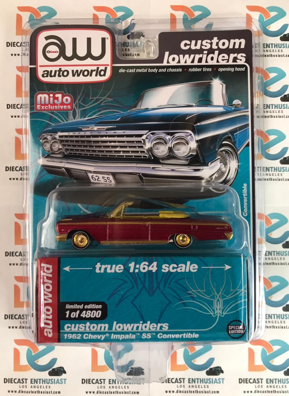CHASE ULTRA RED Auto World Mijo Exclusive Custom Lowriders Series Complete Set of 14Pcs 1:64