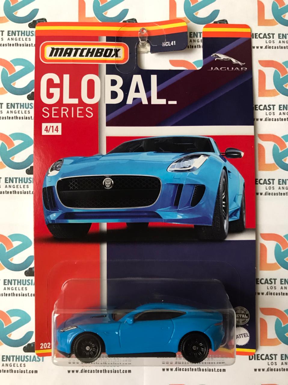 Matchbox Global Series 2021 Jaguar F Type Coupe Blue 1:64