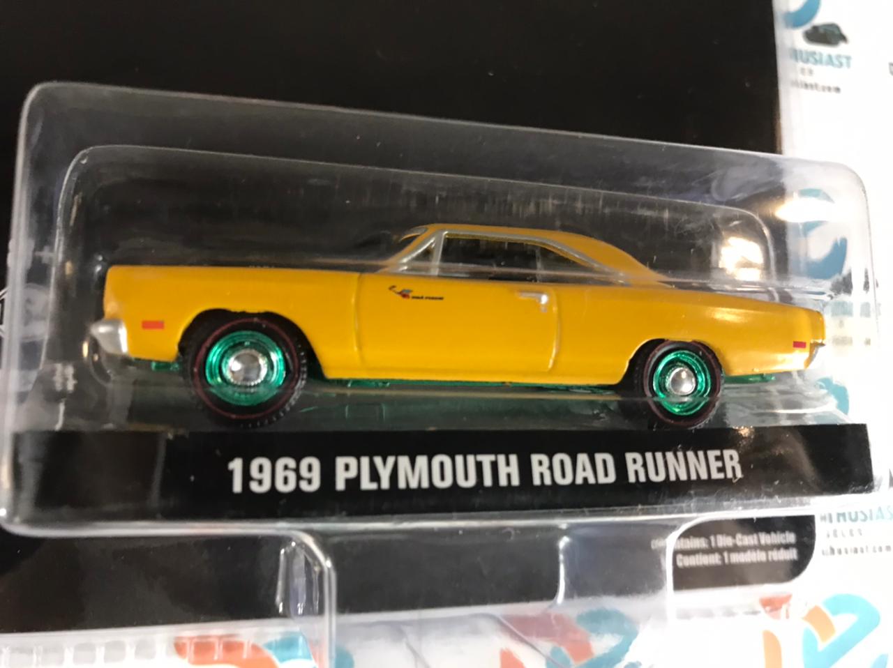 CHASE GREEN MACHINES Greenlight Pawn Stars 1969 Plymouth Road Runner Yellow 1:64
