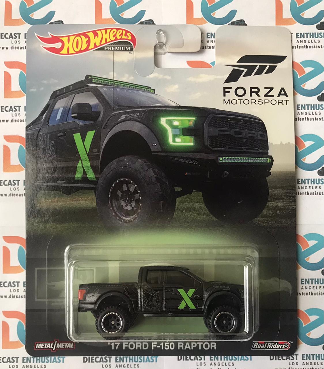 Hot Wheels Forza 17 Ford F150 Raptor Xbox with Sterling Protector Case 1:64