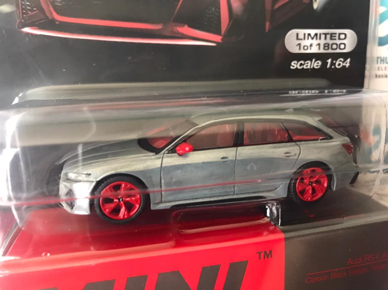 CHASE Mini GT Mijo Exclusives 194 Audi RS6 Avant Red 1:64