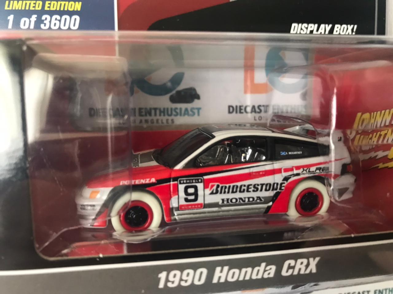 CHASE Johnny Lightning Mijo Exclusives Bridgestone 1990 Honda CRX 1:64