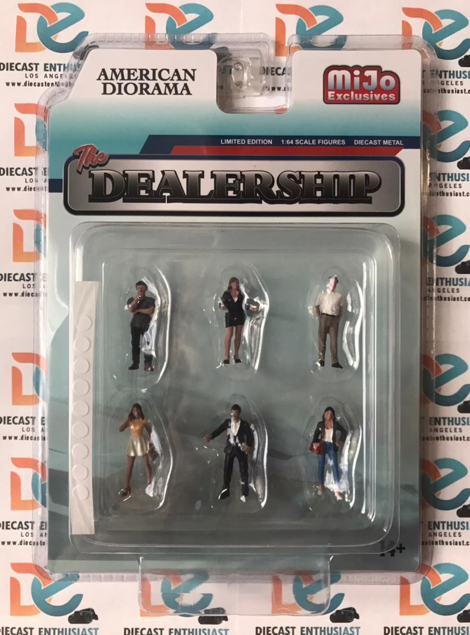 American Diorama Mijo Exclusives The Dealership Figures Set 1:64