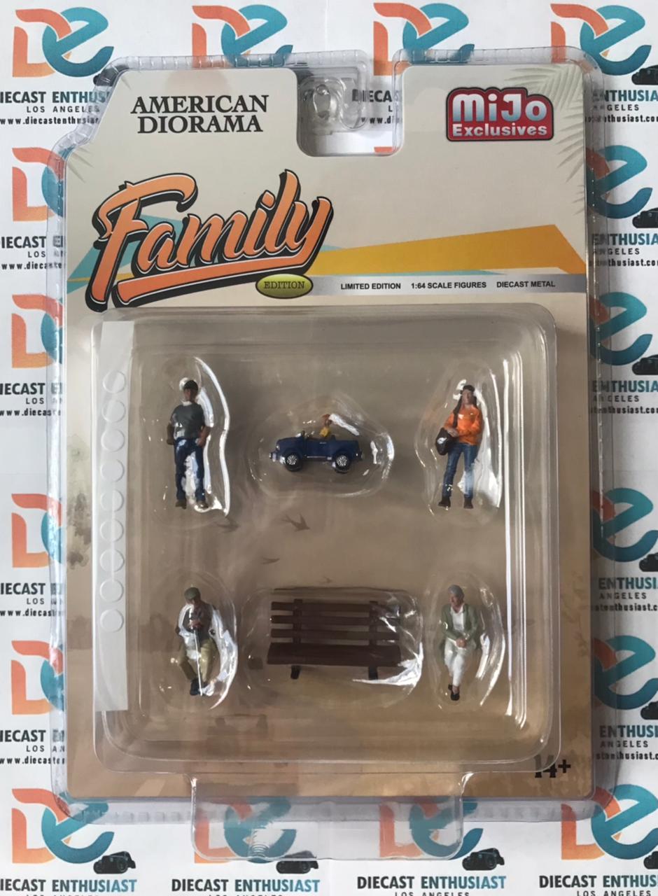 American Diorama Mijo Exclusive Family Figures Set 1:64