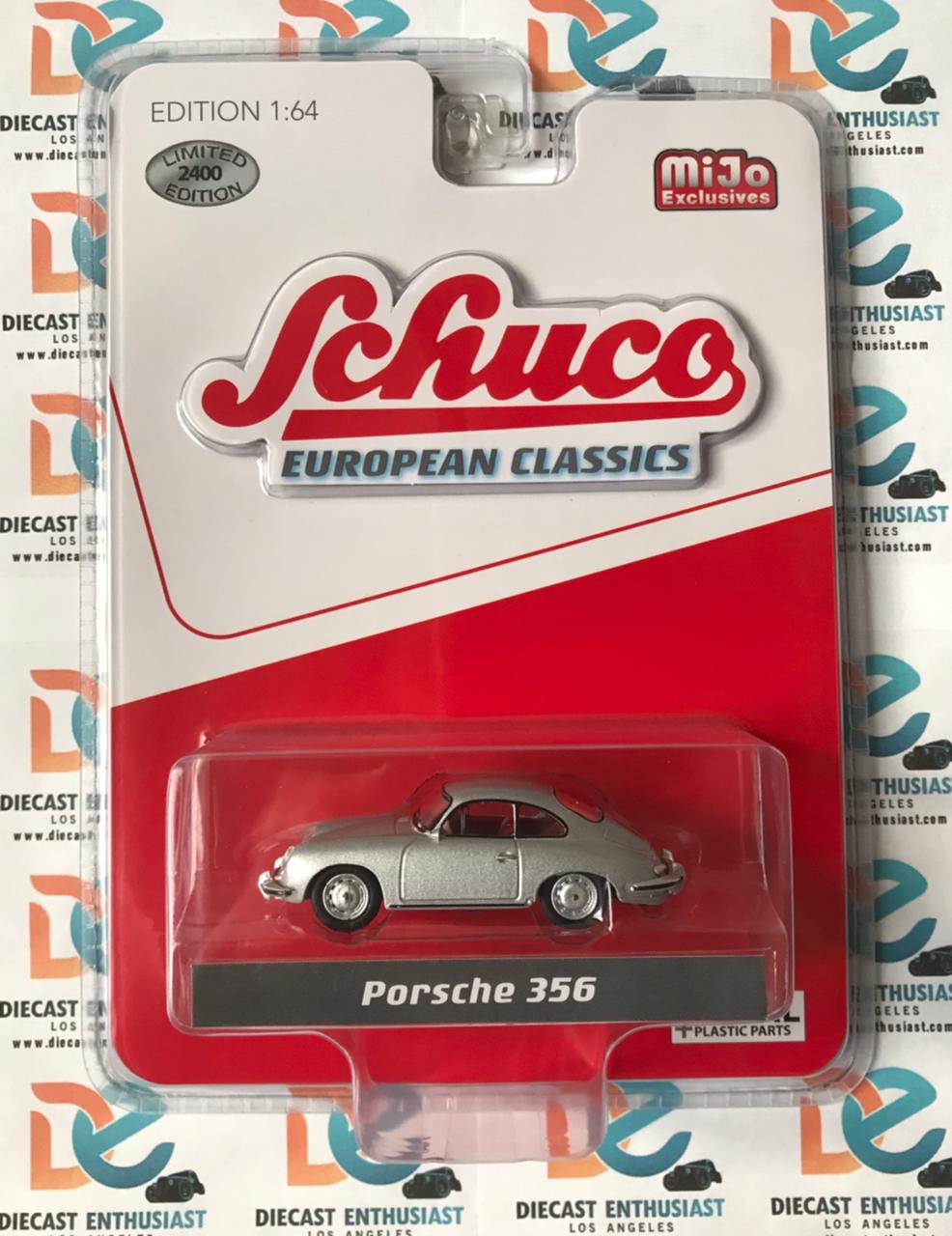 Schuco Mijo Exclusives Porsche 356 Silver 1:64